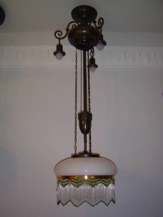 Zuglampe Jugendstil - Antik-Lampen - Verkauf und Restauration - Bernd